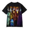 T Shirt for Men Summer Clothing Fitness REPO Printed O Neck T-shirt for Male Oversized Men R.E.P.O T-shirts Tops