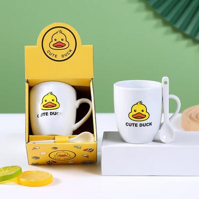 Kreative Keramiktasse Kaffeetasse Cartoon Eröffnungsveranstaltung Kleines Geschenk Wasserbecher Mittherbstfest Give-away Niedliche Tasse