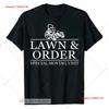 Lawn Order T Shirt Funny Mowing Gardener Care Dad Papa Father Day Vintage Washed Stretched Top For Everyday Wear Breathable