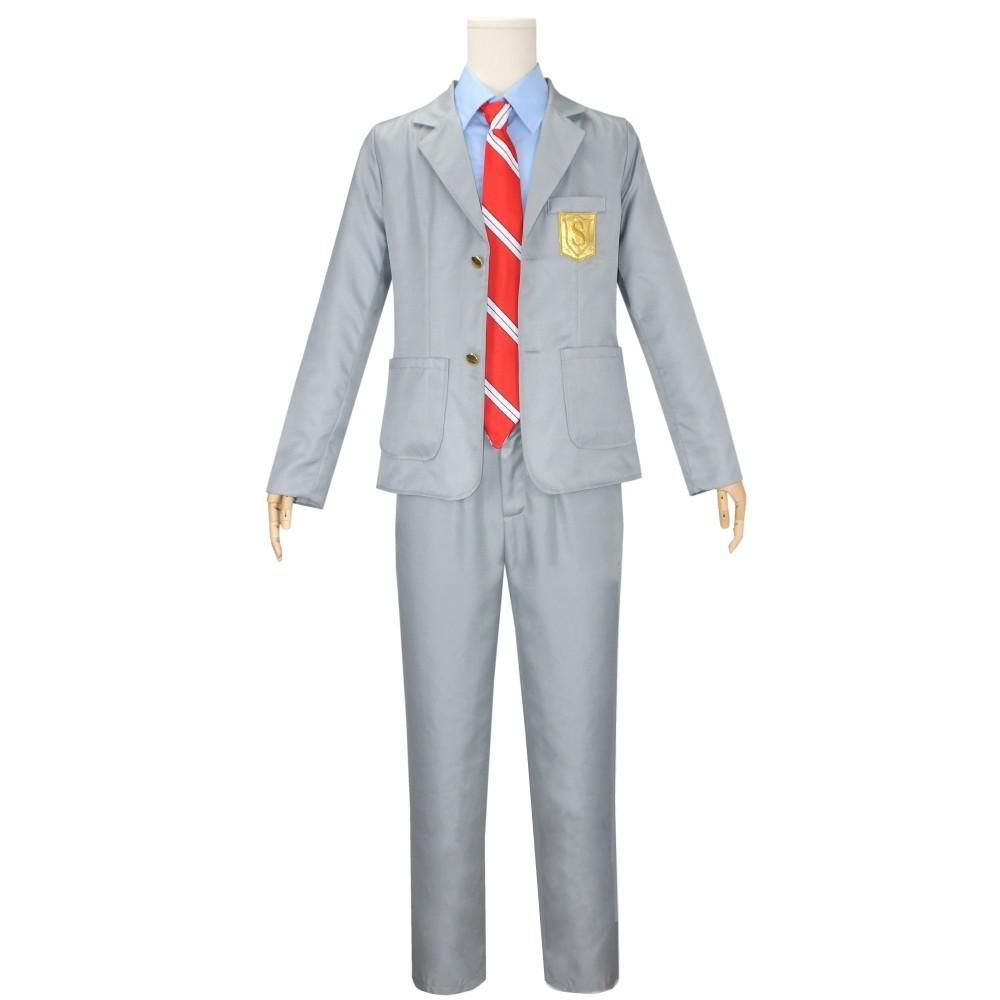Anime Your Lie in April Miyazono Kaori Cosplay Costumes Arima Kousei Synthetic Wigs Pants Coat Jacket Skirt School Uniform Girls