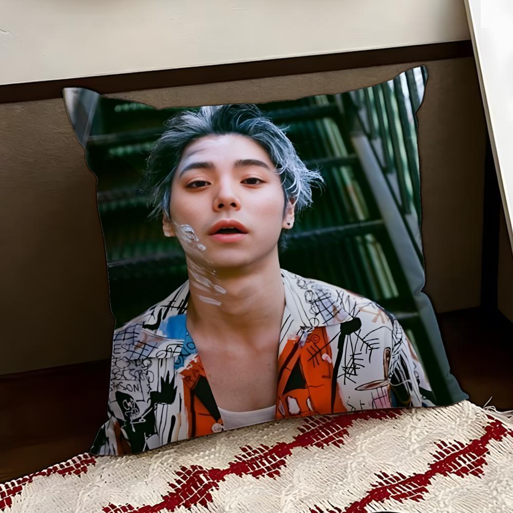 Actor NNijiro MMurakami Cushion Cover Reversible Soft Durable Pillow Cover Home Car MultiScene Use for Daily Comfort