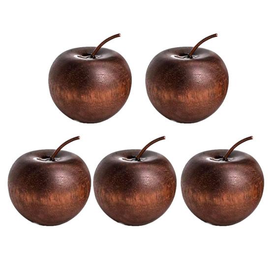 Mini Holz Fruchtförmiger Ätherisches Öl Diffusor Tragbarer Lufterfrischer Rustikaler Auto Aromatherapie Diffusor für Auto Haus Schlafzimmer Büro Schreibtisch Sauna Yoga