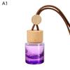1Pcs Small Round Cap Empty Pendant Ornament Car Essential Oil Diffuser Fragrance Air Freshener Scent Perfume Bottle