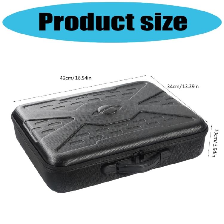Quality Plastic Storage Bag Hard Case for StarlinkMini Dish Holder Carrying Pouch with Convenient Zippered Pouch