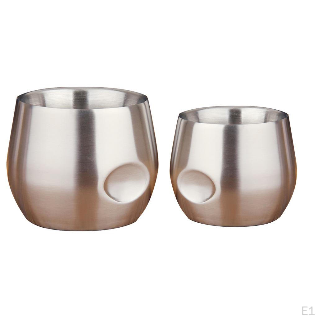 Stainless Steel Wine Glasses, Cup, Tumbler, Metal coffee and tea Milk Juice Cup for Beer,