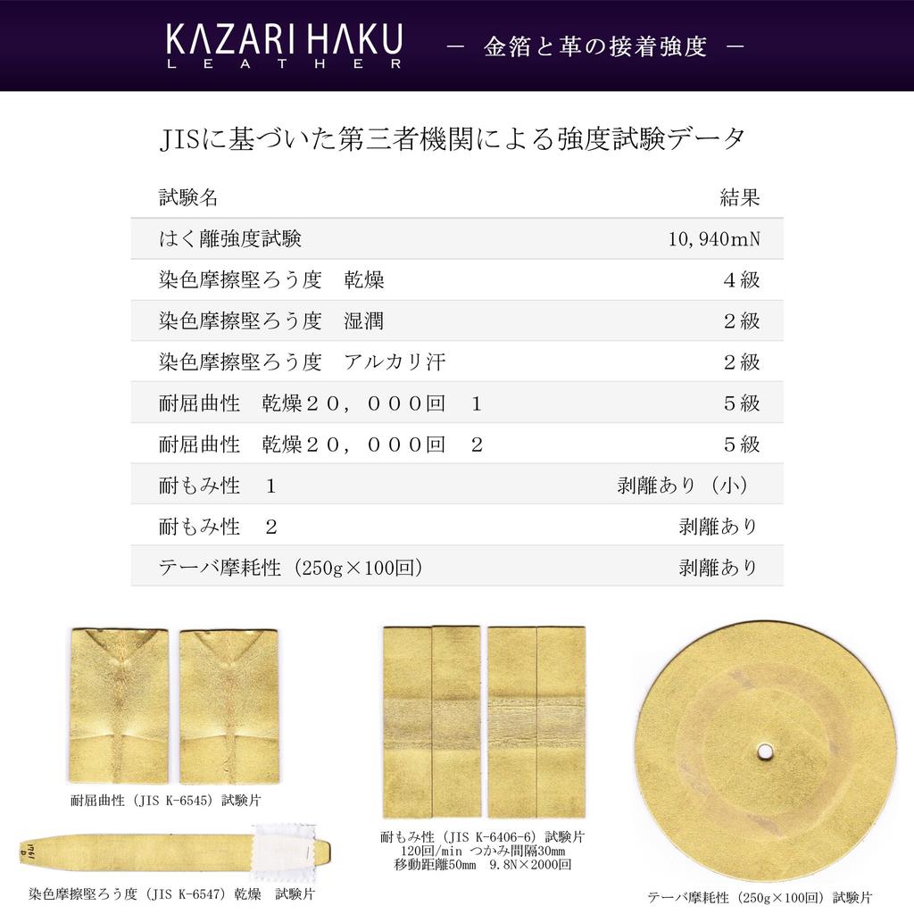 24K Gold Leather 2mm 10cm 1 [KAZARIHAKU LEATHER] Leaf-Coated (Cowhide, Thick, Square, Piece)