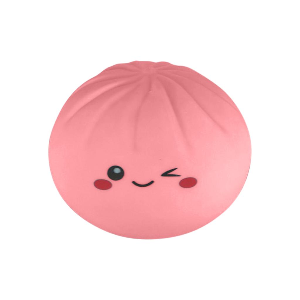 Squishy Bun Toy Soft Squeeze Food Stress Relief Toy Realistic Texture Slow Rising Bun Shape Squeeze Toy for Relaxation and Sensory Play