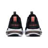 Anta Kids Rotating Buckle Shock Absorbing Wear Resistant Breathable Low Top Running Shoes Kids Running Shoes Black Silver 312225550-6