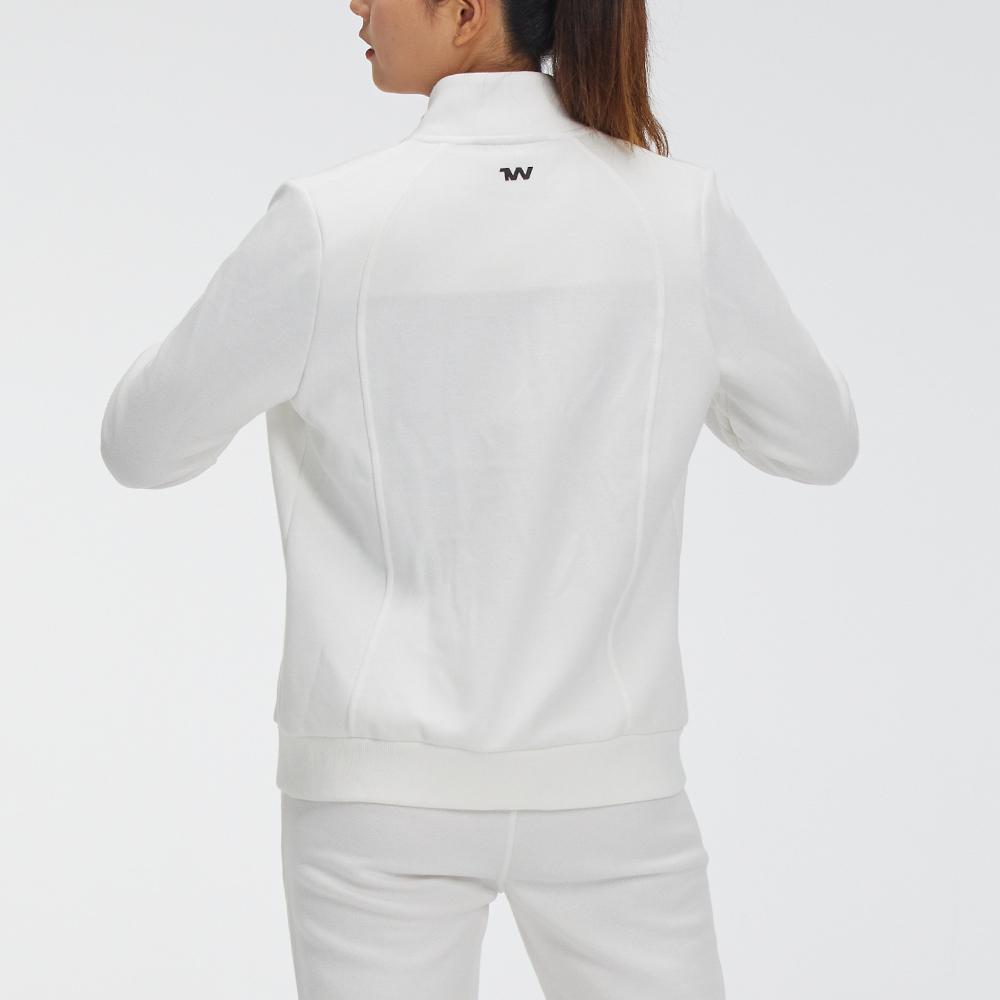 Under Armour Sportovní ležérní pletený tréninkový soutěžní kardigan bunda dámské bundy bílá 21600308-100