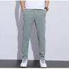 Men's Summer Casual Pants Thin Straight Color Matching Personalized Trend Ice Pants