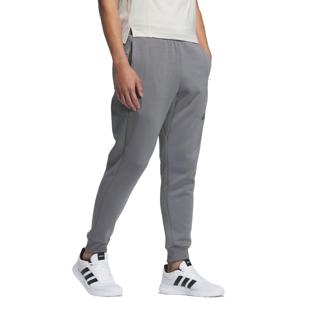 Adidas M MH KN PT Comfortable Solid Color Lace-Up Tapered Casual Pants Men Pants Gray JY6962