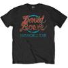 Official David Bowie T Shirt 1978 World Tour Black Mens Classic Rock Tee Unisex