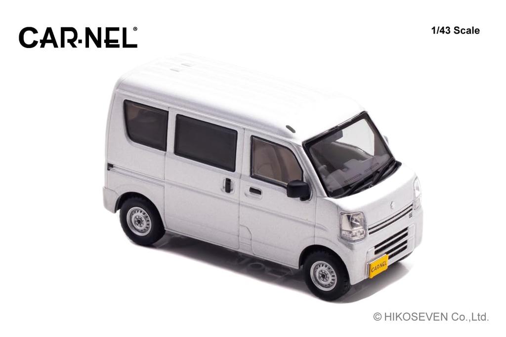 Hiko Seven CARNEL Scale Suzuki Every PA 2021 Silky Silver Metallic Finished Product CN432102 1/43 (DA17V)