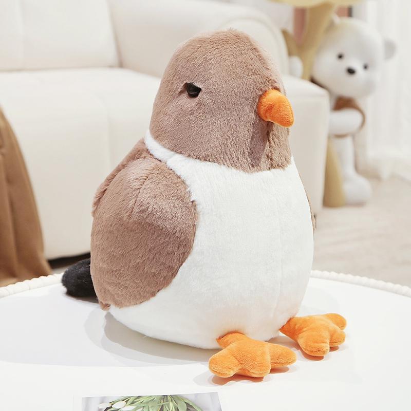 Peluche Piccione Roccioso Simulazione Cartone Animato Kawaii Piccioni Bianchi Peluche Bambole Dolci Colombe della Pace Arredamento Casa Regalo per Bambini
