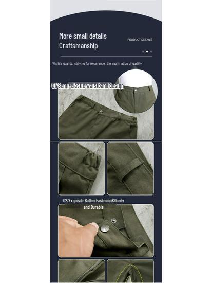 Men's Tear-Resistant Summer Work Overalls for Construction and Welding