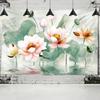 Lotus Leaf Tapestry Wall Hanging Bohemian Hippie Small Fresh Natural Table Mat Bedroom Home Art Decoration
