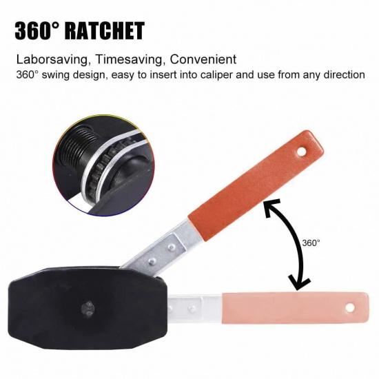 Stainless Steel Ratchet Brake Piston Caliper Spreader Tool Press Single Twin Quad Separator Pad Disc Brake Caliper Tool