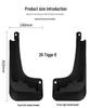 Chery Tiggo 8 2026 Mud Flaps - Car Tire Accessories