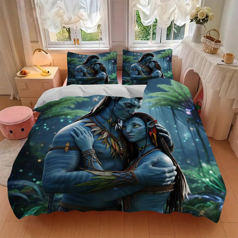 Avatar Romance Fantasy Forest Print 3Pcs Bedding Setduvet Cover With 2 Bedropillowcase Home Birthday Gift