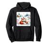 Foxes Cuddle In Snow, Tails Heart, Cozy Lodge Parka