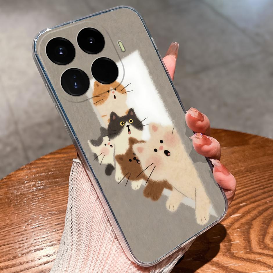 

For Xiaomi 17T 17 Ultra Case Penguin Rose Puppy Dustproof Camera Protection Clear Protector For Xiaomi17Ultra xiaomi 17t Cover Xiaomi 17 Ultra