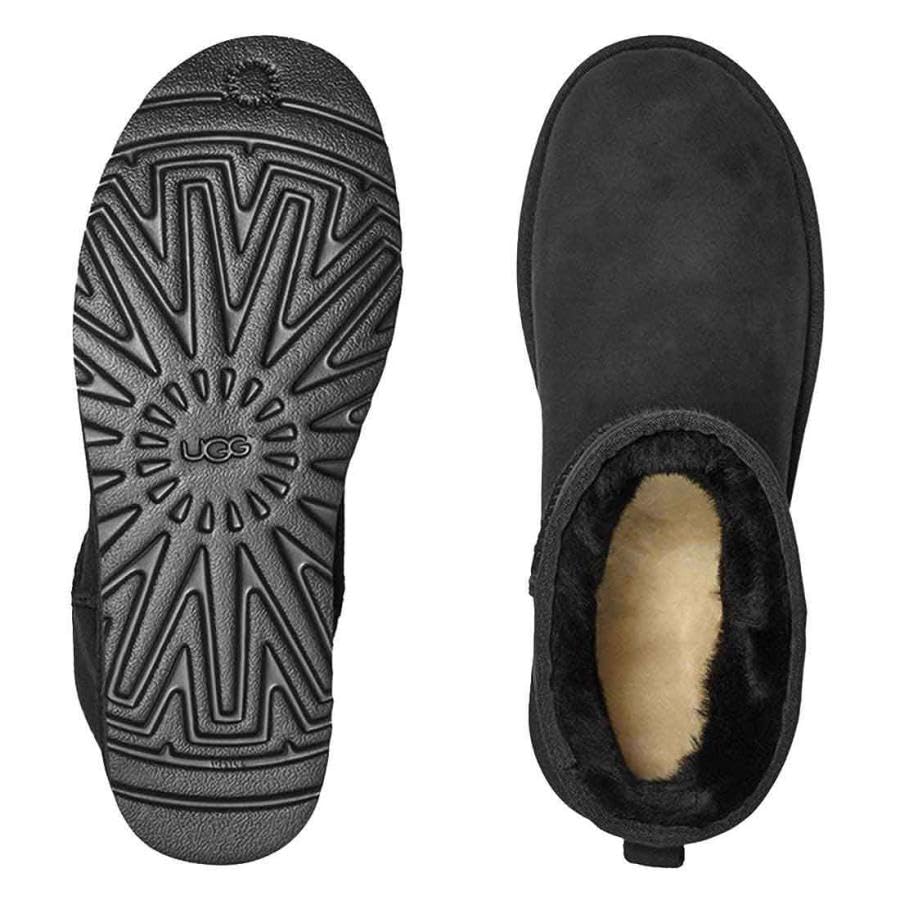 UGG Classic Mini Sheepskin Short Classic Size US9 Men's Boots, Style, Casual, M, Black, 1002072, (27.0cm) [Used]