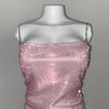Women's Rhinestone Spaghetti Strap Bodycon Nightclub Dress