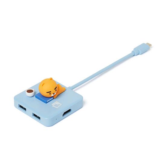 

Адаптер KAKAO FRIENDS 5 в 1 USB-C, 1 шт.