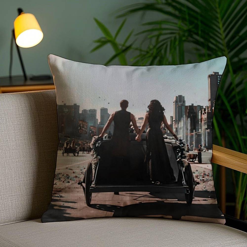 Pillow Case The H-Hunger Games Sofa Short Plush Double-sided HD Printing Room Home Office Gift Cushion Cover