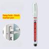 Long Head Deep Hole Marker, 20 mm Long Nose Nib Deep Reach Metal Marking Pen, Quick-drying Waterproof Permanent Pens