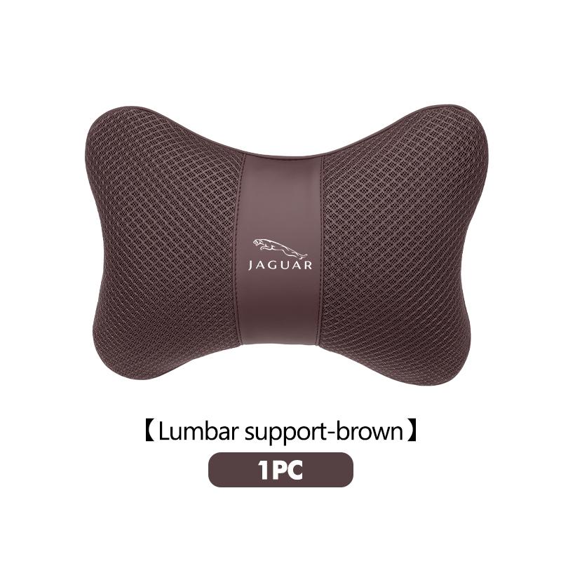 For Jaguar Car Seat Cover Breathable Headrest Neck Pillow Support Protection Cushion XF XJ XE XK S-Type F-Type X-Type F-Pace