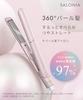 SALONIA Glossy Care Straightening Iron, 24mm, Pink [Amazon.co.jp Exclusive]