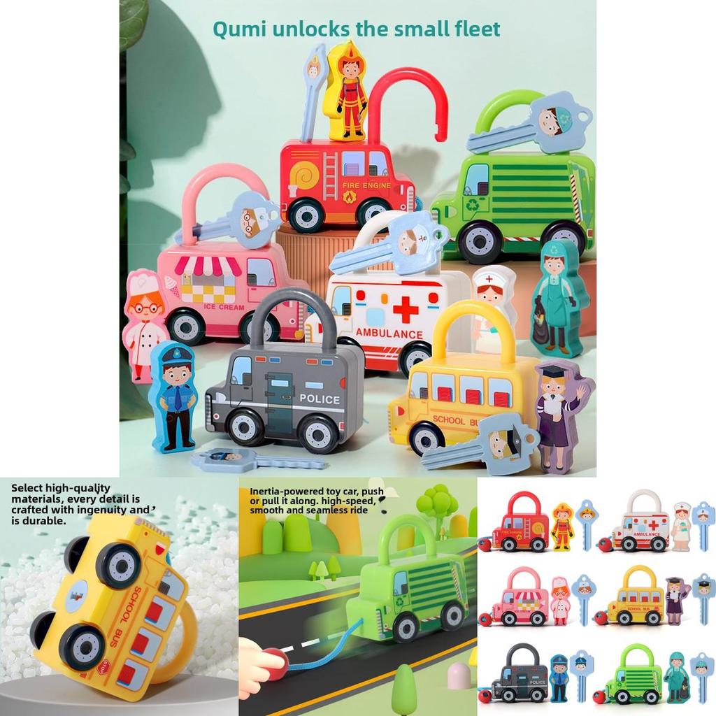 Unlocking Toy Car For Kids Montessori Learning And Sensory Development