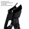 Slanted Edge Safety Nail Clippers with Lock, Large Opening, Round Tip, Anti-Splash, Stainless Steel