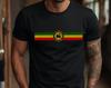 Rasta Leeuw Reggae Muziek T-shirt: One Love Vintage Stijl
