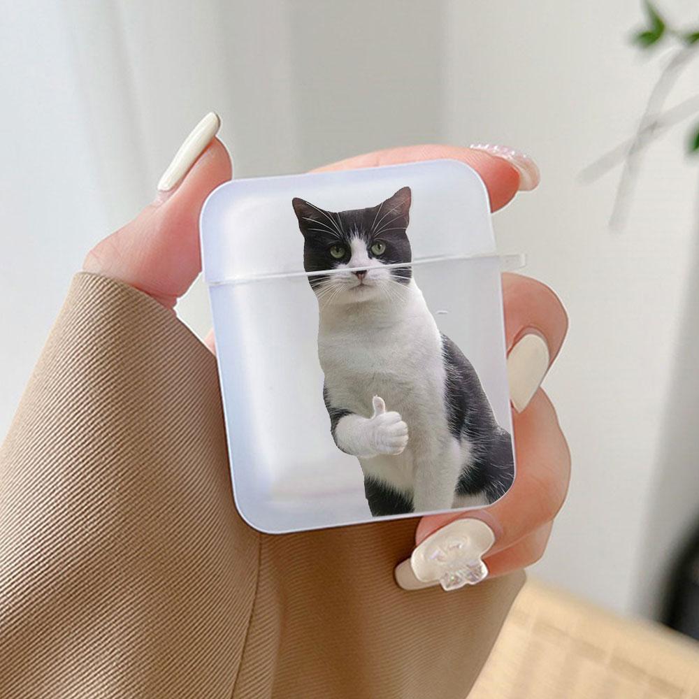Fundas Funny Cats Dog Couples Earphone Case for Airpods Pro 2 1 Clear Soft Matte Headphones for Airpods 3 Animal Customize Cover