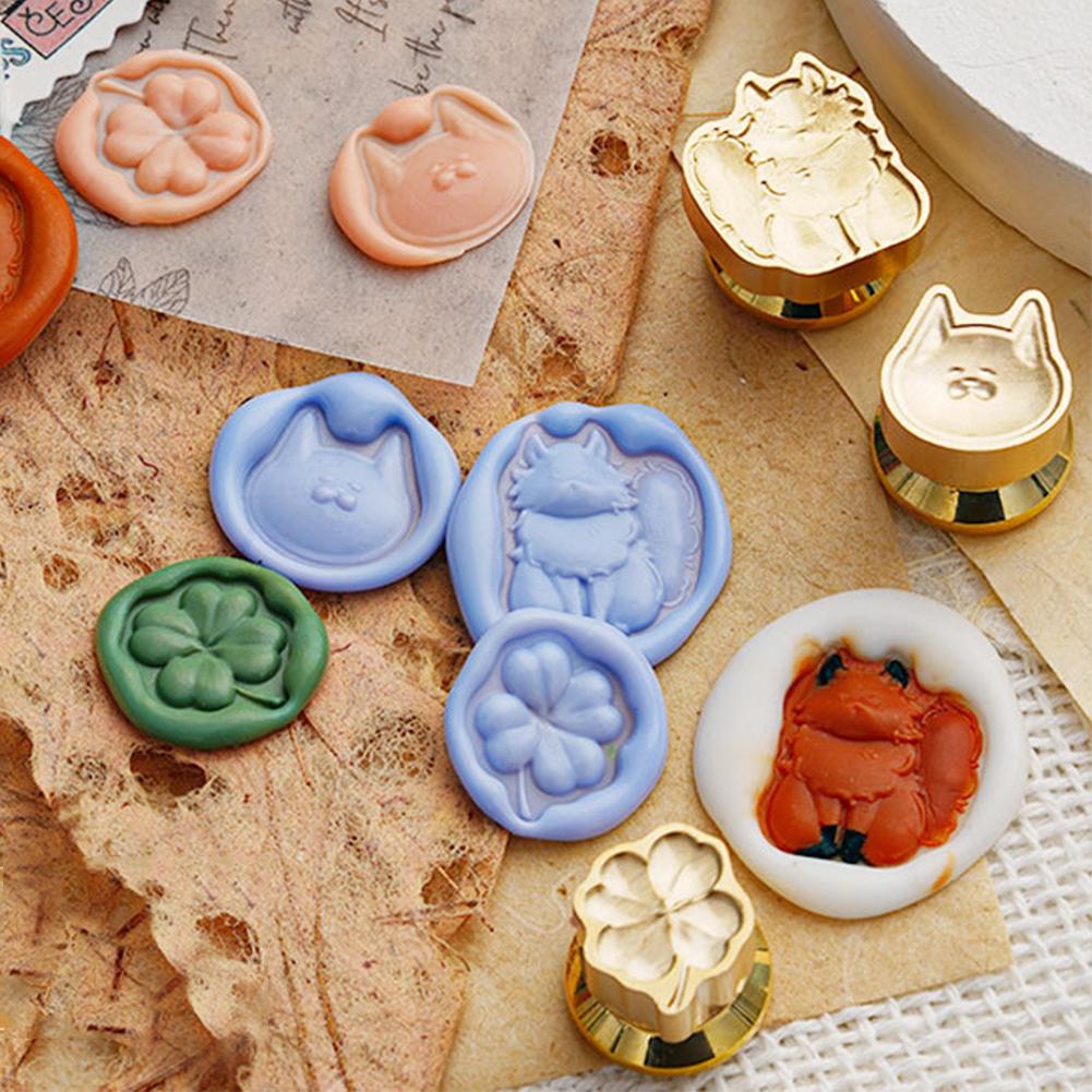 Animal Plant Series Stamp Head Copper for Wedding DIY  Invitations Card