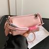 2025 New Korean Niche High-end Contrasting Color Rope Knot Portable Pillow Bag Casual Versatile Commuter Messenger Bag Women