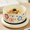 Temperaturjusterbar tallriksvärmare Rund kattmatskål Värmedyna Kattmatskålsvärmare Husdjurskål