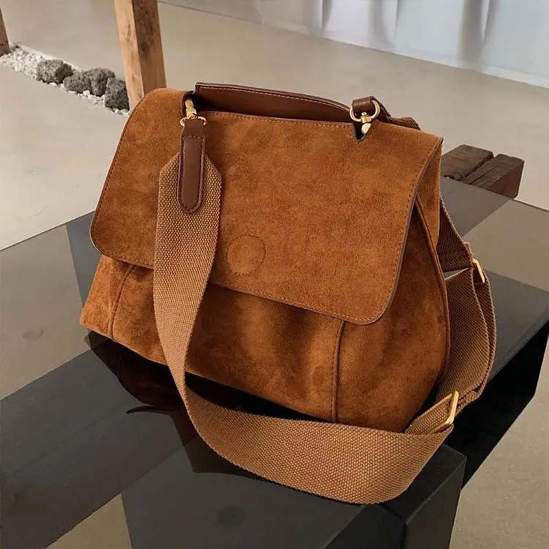 Winter Fashion Luxury Shoulder Bags For Women Retro Pu Leather Flap Crossbody Bag