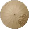 Mabu 58cm Basic Jump 16 Ranunculus Parasol Long Umbrella with UV Light and a Floral Suitable for Rain or and Women's (SMV-41452) - Protection,