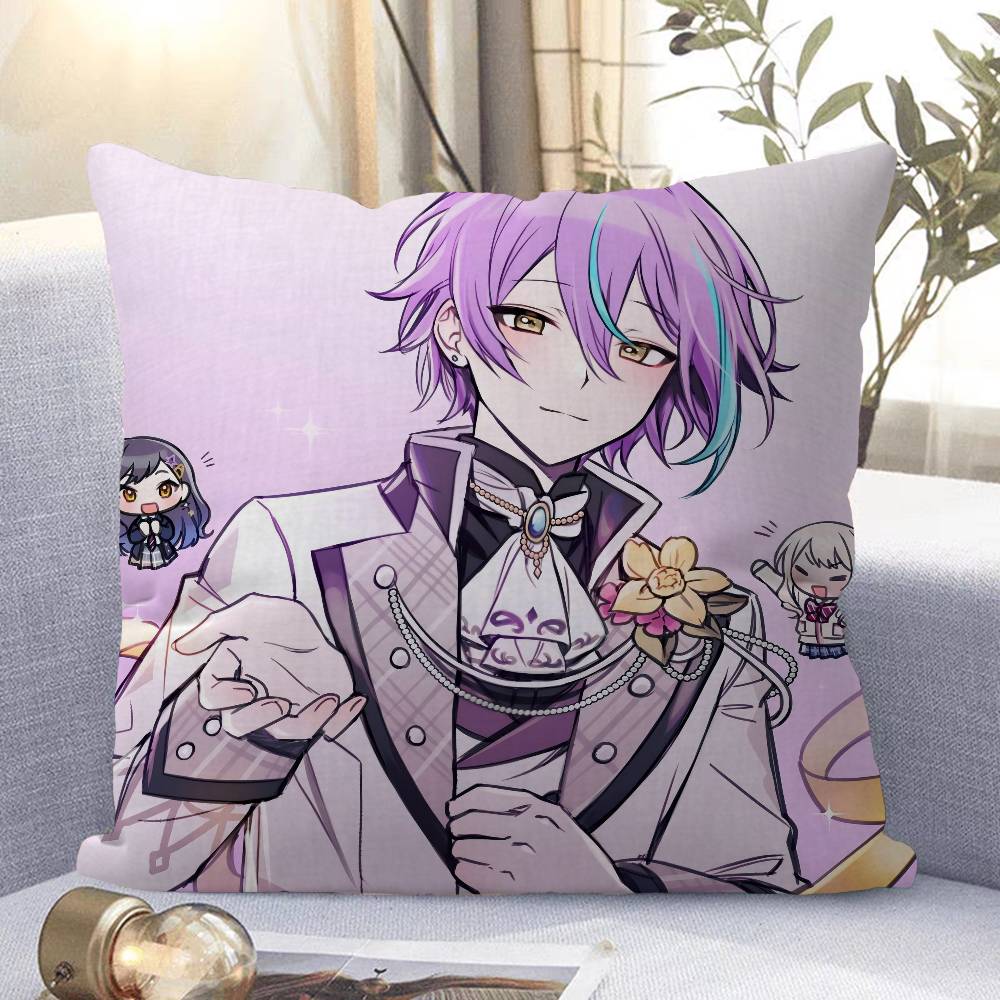 

Проект SEKAI Камиширо Руи Наволочка Чехол для подушки для дивана Украшение дома и комнаты Детский подарок 12x12Inch