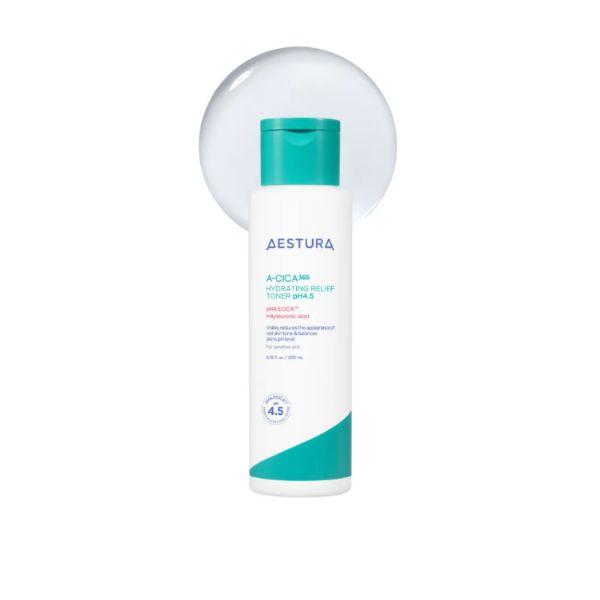 AESTURA A-CICA 365 4-Step Calming & Repair Routine Set (Toner, Serum, Cream, Pad)