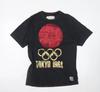 Next Herren Schwarzes Tokyo 1964 Olympisches Grafik-T-Shirt Größe M