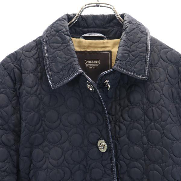 Coach Quilted Jacket XS Black Women Used