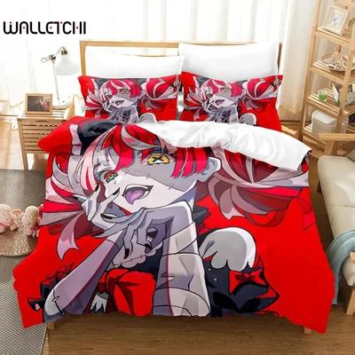 Anime Kureiji Ollie KUREIJI OLLIE Bedding Set Boys Girls Twin Queen Size Duvet Cover Pillowcase Bed Kid Adult Home Textileextile