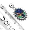 925 Sterling Silver Pendant Women Gemstone Handmade Jewelry Friendship Day Gift Amazonite Angelite Blue Opal Botswana Agate Mohave Azurite Chrysocolla