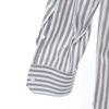 Gucci Made In Italy Striped Pattern Long Sleeve Cotton Shirt 38 Men's Used