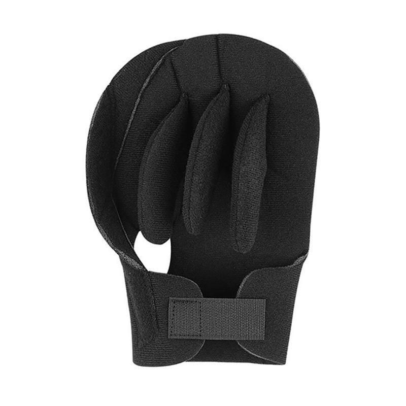 Padded Finger Separator Glove Pressure Relief Hand Contracture Pad Adjustable Palm Protector Ergonomic Fit For Elderly