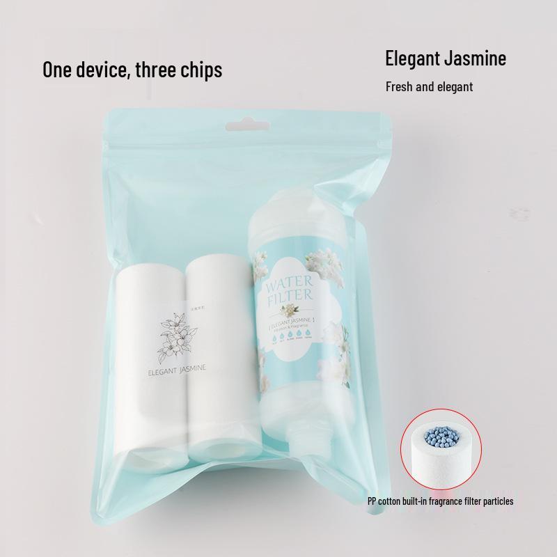 Multi-Use Fragrance Filter Set: Shower Head, Washing Machine, Toilet, Pre-filter with Replaceable PP Cotton Core